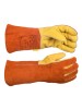10-2150 Сварочные перчатки с лицевой воловьей кожей на ладони для обеспечения масло- и погодостойкости, все остальные части из воловьего спилка