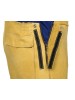 44-5600 Golden Brown varilne hlače usnja z zaščitnim naprsnikom