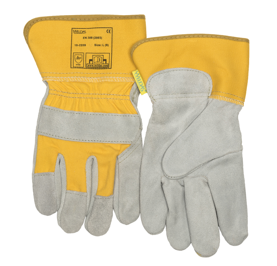 10-2209 Håndflade læder handsker front