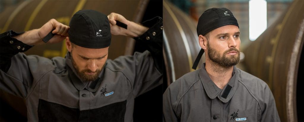 Protección óptima para la cabeza con gorras de soldadura y capuchas para casco de Weldas featured image